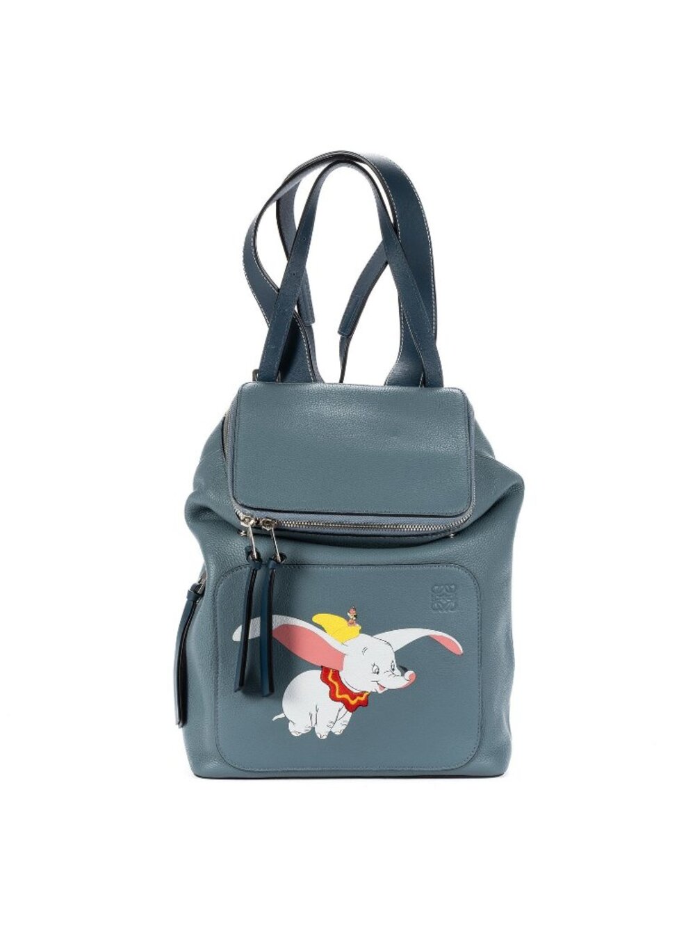 Loewe Dumbo Backpack Light Blue Grain Calfskin Leather
